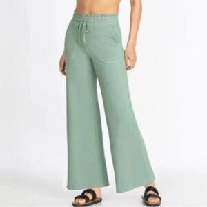 Johnny Was Sage Green Wide Leg Pants